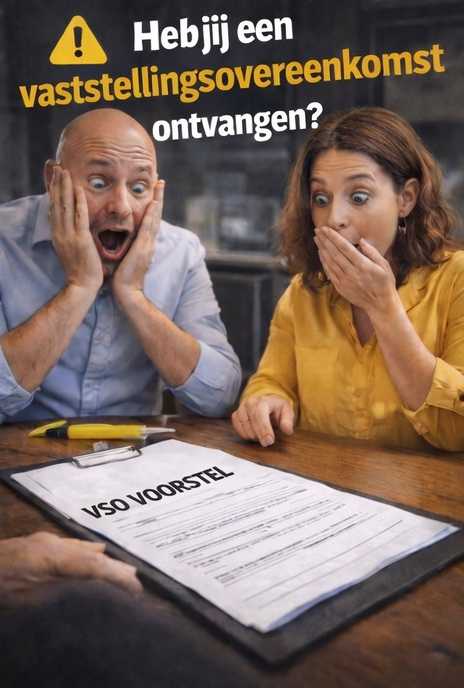 VSO ontvangen vaststellingsovereenkomst